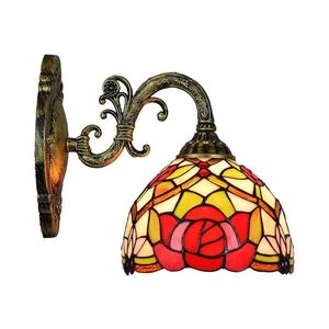 Brilagi - Tiffany vitrážové nástenné svietidlo GARLAN 1xE27/40W/230V 63016 vyobraziť
