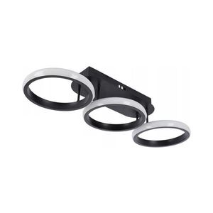 SmartLED Stmievateľné LED stropné svietidlo 30 W / 230 V, 3000–6500 K, čierne, Wi‑Fi (Tuya) + diaľkový ovládač 6845 vyobraziť