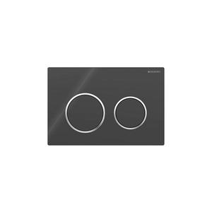 Geberit 115.085.KM.1 - Splachovacie tlačidlo Omega20 21, 2x14, 2 cm čierna/lesklý chróm 115.085.KM.1 vyobraziť