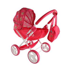 Teddies Červený kočík pre bábiky 00160018 vyobraziť