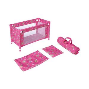Teddies Ružová postieľka pre bábiky 00160006 vyobraziť