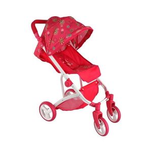 Teddies Športový kočík pre bábiky, červený 00160019 vyobraziť