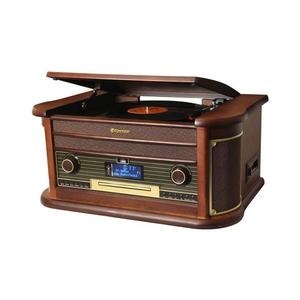 Roadstar HIF-1996D+BT – Hi‑Fi sústava s gramofónom, rádiom, CD a kazetovým prehrávačom 40W/230V + diaľkové ovládanie HIF-1996D+BT vyobraziť