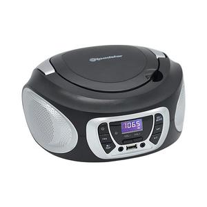 Roadstar CDR-365U/SL - Rádio s FM/PLL a USB 32W/230V/4xLR14 čierna/strieborná CDR-365U/SL vyobraziť