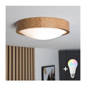 Brilagi-LED RGBW stmievateľné stropné svietidlo CARVALHO SLIM 1xE27/15W/230V Wi-Fi dub pr. 27 BG0741+AI1798 vyobraziť