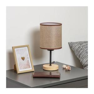 Brilagi - Stolná lampa NUBILA WOOD 1xE27/25W/230V dub/hnedá BG1567+BG1583 vyobraziť