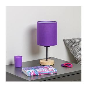 Brilagi - Stolná lampa NUBILA WOOD 1xE27/25W/230V dub/fialová BG1567+BG1580 vyobraziť