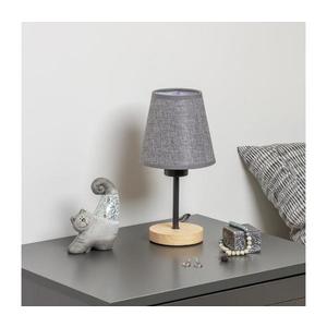 Brilagi - Stolná lampa NUBILA WOOD 1xE27/25W/230V dub/šedá BG1567+BG1569 vyobraziť