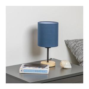 Brilagi - Stolná lampa NUBILA WOOD 1xE27/25W/230V dub/tmavomodrá BG1567+BG1575 vyobraziť