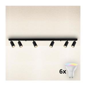 Brilagi - LED RGBW stmievateľné bodové svietidlo SELE MODERN 6xGU10/6, 5W/230V Wi-Fi čierna BG2874+AI2320 vyobraziť