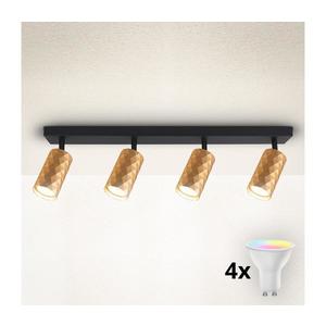 Brilagi - LED RGBW stmievateľné bodové svietidlo SELE DIAMANT 4xGU10/6, 5W/230V Wi‑Fi zlaté BG2860+2xAI2296 vyobraziť