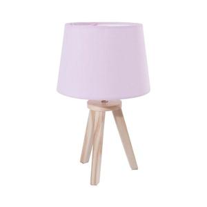 Atmosphera - Stolná lampa TRIPOD 1xE14/40W/230V borovica/ružová 127252A vyobraziť