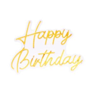 Atmosphera - LED neónová nástenná dekorácia HAPPY BIRTHDAY LED/5V 213733 vyobraziť