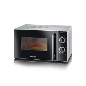 Severin MW 7771 - mikrovlnná rúra s grilom, 700 W/230 V, 20 l, čierna MW 7771 vyobraziť