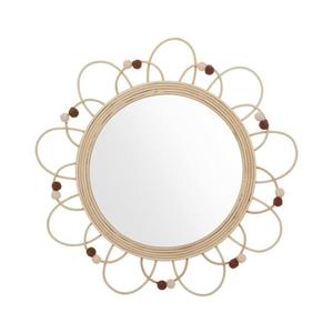 Atmosphera - Detské nástenné zrkadlo CAMPAIN pr. 38 cm ratan 188218 vyobraziť