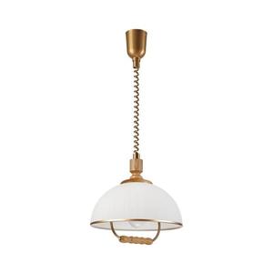 Výsuvný luster RAMONA 1xE27/60W/230V hnedá/biela/dub LM-1.1.107/DĄB vyobraziť