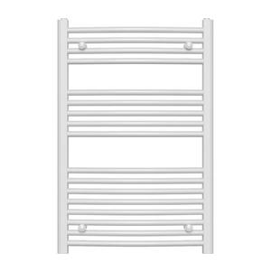Novaservis - Kúpeľňový rebríkový radiátor 478W/230V 90x60 cm biely zaoblený 600/900, 1 vyobraziť