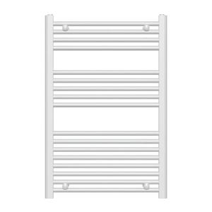 Novaservis - Rebríkový radiátor do kúpeľne 478 W / 230 V, 90 x 60 cm, biely, rovný 600/900/R, 1 vyobraziť