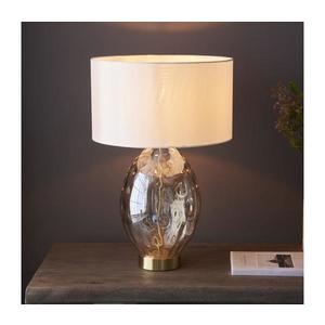 Endon 101150 - Stmievateľná stolová lampa ERIN 1xE27/10W/230V biela/dymovo-béžová 101150 vyobraziť