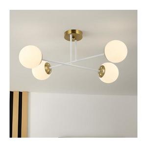 Brilagi - Prisadený luster MALIVA 4xE14/15W/230V zlatá/biela LM-4.220/BIAŁY/ZŁOTY vyobraziť