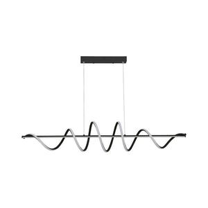 Zuma Line MS902-BK - LED luster na lanku ESERO LED/60W/230V čierna MS902-BK vyobraziť