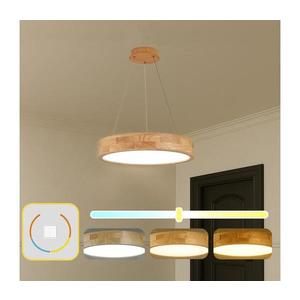 Brilagi - LED luster na lanku FALCON WOOD LED/30W/230V 3000/4000/6000K 45 cm drevo BRI533 vyobraziť