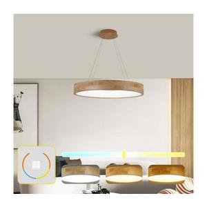 Brilagi - LED závesný luster na lankách FALCON WOOD LED/40W/230V 3000/4000/6000K 60 cm drevo BRI534 vyobraziť