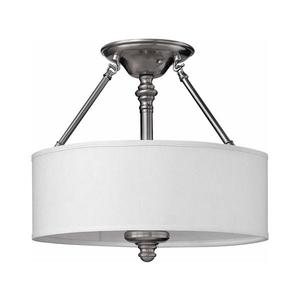 Elstead Hinkley HK-SUSSEX-SF - Prisadené stropné svietidlo SUSSEX 3xE27/60W/230V, matný chróm HK-SUSSEX-SF vyobraziť