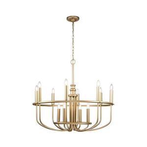 Elstead Kichler KL-CAPITOL-HILL12-PNBR-Luster na reťazi. CAPITOL HILL 12xE14/40W/230V zlatý KL-CAPITOL-HILL12-PNBR vyobraziť