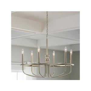 Elstead Kichler KL-CAPITOL-HILL6-BN-Luster na reťazi CAPITOL HILL 6xE14/40W/230V chróm KL-CAPITOL-HILL6-BN vyobraziť