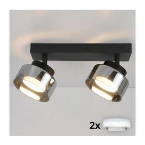 Brilagi - Bodové svietidlo AURA LUX 2xGX53/30W/230V čierna/dymová WO-OEM-CF-07-BK vyobraziť