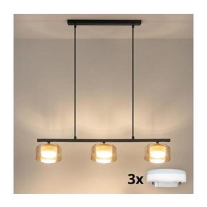 Brilagi - Závesný luster na lanku AURA LUX 3xGX53/30W/230V čierna/zlatá WO-OEM-CF-19-GLD vyobraziť