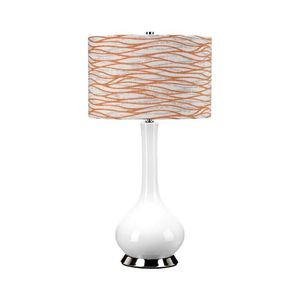 Elstead MILO-PN-TL-LORA - Stolná lampa MILO 1xE27/60W/230V biela/oranžová MILO-PN-TL-LORA vyobraziť
