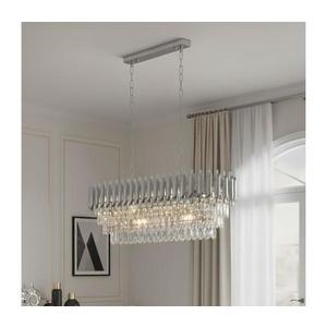 Brilagi - Závesný luster ECLIPSE na reťazi 10xE14/10W/230V 78x28 cm strieborný BG72447 vyobraziť