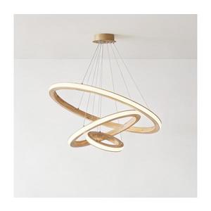 Brilagi - LED závesný drevený luster UMEA WOOD na lane LED/45W/230V, priemer 60 cm BRI448 vyobraziť