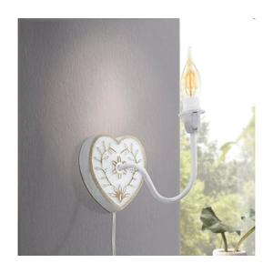 Eglo 33004 - Nástenné svietidlo 1xE14/40W/230V biela/patina 33004 vyobraziť