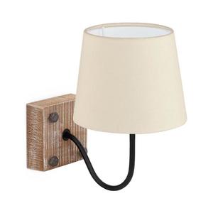 Eglo 32248 - Nástenné svietidlo 1xE14/40W/230V hnedá/béžová 32248 vyobraziť