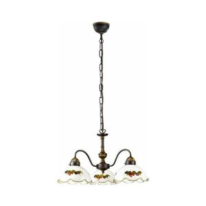 Kolarz 731.83.113 - Závesný luster na reťazi NONNA 3xE27/75W/230V vínová/jahodová 731.83.113 vyobraziť