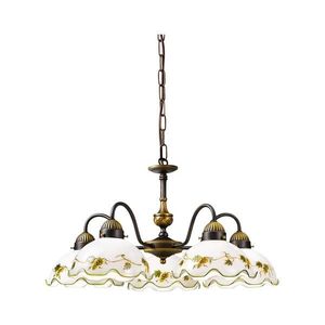 Kolarz 731.85.110 - Závesný luster NONNA na reťazi 5xE27/75W/230V, vínová 731.85.110 vyobraziť