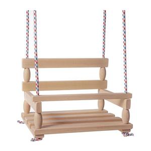 Teddies Detská drevená hojdačka béžová 16110001 vyobraziť