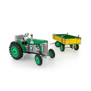 Traktor s valníkom na kľúčik KOVAP zelená/žltá 95001395 vyobraziť