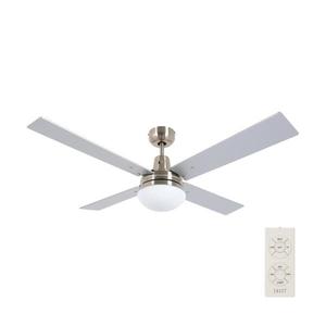 Lucci Air 210334 - Stropný látor AIRFUSION 1xE27/60W/230V drevo/chróm + DO 210334 vyobraziť