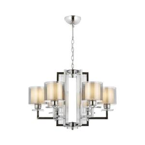 Závesný luster na reťazi VARANA 6xE27/40W/230V lesklý chróm 301AUR1187 vyobraziť