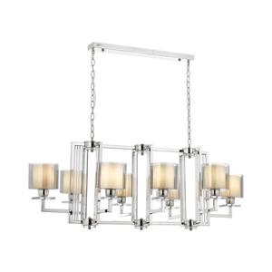 Luster na reťazi VARANA 8xE27/40W/230V lesklý chróm 301AUR1188 vyobraziť