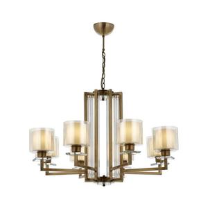 Luster na reťazi VARANA 8xE27/40W/230V bronzový 301AUR1189 vyobraziť