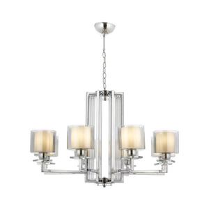 Luster na reťazi VARANA 8xE27/40W/230V lesklý chróm 301AUR1190 vyobraziť