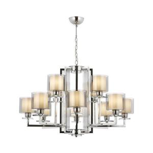 Luster na reťazi VARANA 12xE27/40W/230V lesklý chróm 301AUR1191 vyobraziť