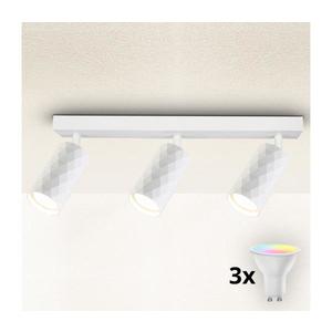 Brilagi - LED RGBW stmievateľné bodové svietidlo SELE DIAMANT 3xGU10/6W/230V Wi-Fi biela BG2856+3xAI2363 vyobraziť