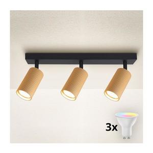 Brilagi - LED RGBW stmievateľné bodové svietidlo SELE MODERN 3xGU10/6W/230V Wi-Fi zlaté BG2870+3xAI2363 vyobraziť