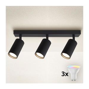Brilagi - LED RGBW stmievateľné bodové svietidlo SELE MODERN 3xGU10/6W/230V Wi-Fi čierna BG2868+3xAI2363 vyobraziť